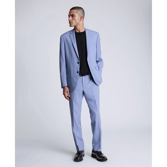 Kenneth Cole Reaction Other - Kenneth Cole reaction 2 Piece Suit Mens 36S Pants 29W Light Blue Quiet Luxury